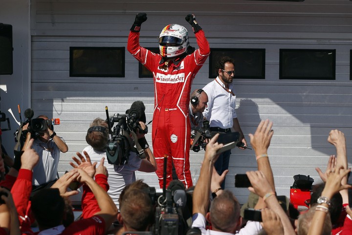 Na Hungaroringu double Ferrari. Vettel vyhral pred Räikkönenom
